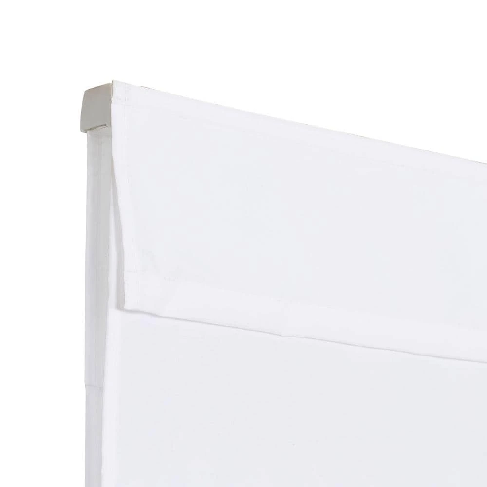 Home Decorators Collection Cordless Light Filtering Fabric Roman Shade 39X64 White 4 Home Decorators Collection Cordless Light Filtering Fabric Roman Shade 39X64 White - Image 2