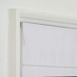 Home Decorators Collection Cordless Blackout Fabric Roman Shade 29X64 White -Flora Home Decorators Soldes white home decorators collection roman shades rsga2964 c3 1000