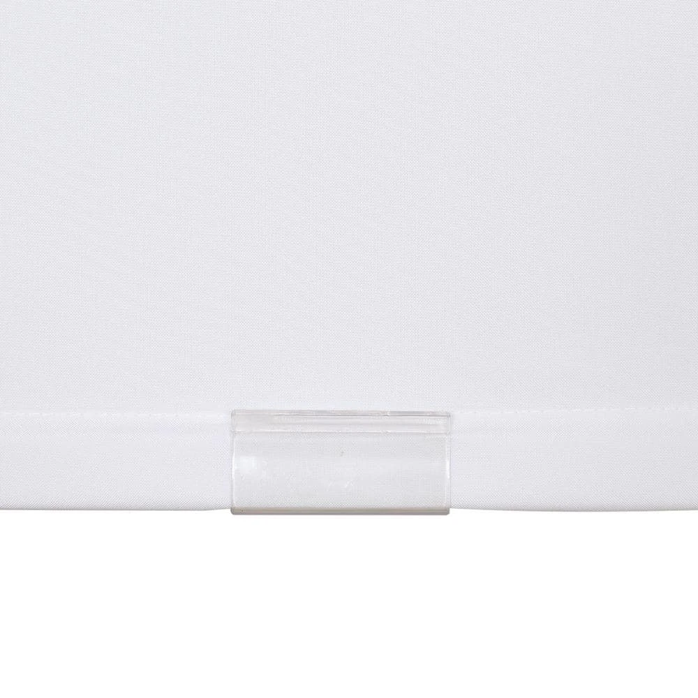 Home Decorators Collection Cordless Blackout Fabric Roman Shade 34X64 White 5 Home Decorators Collection Cordless Blackout Fabric Roman Shade 34X64 White - Image 3