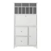 Home Decorators Collection Bradstone White Secretary Desk