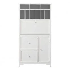 Home Decorators Collection Bradstone White Secretary Desk