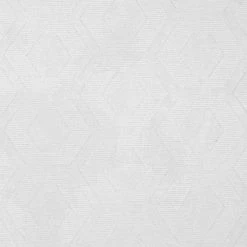 Home Decorators Collection White Geometric Rod Pocket Sheer Curtain - 54 in. W x 84 in. L -Flora Home Decorators Soldes white home decorators collection sheer curtains fzh04laflwht 4f 1000