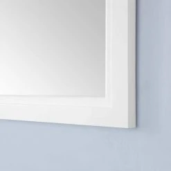 Home Decorators Collection Sandon 46.00 in. W x 30.00 in. H Framed Rectangular Bathroom Vanity Mirror in White -Flora Home Decorators Soldes white home decorators collection vanity mirrors sandon mr w 4f 1000