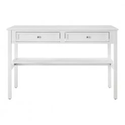 Home Decorators Collection Bradstone 47.80 in. White Writing Desk