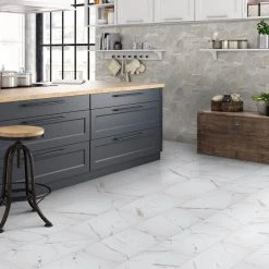 Home Decorators Collection Carrara Matte Rectified 12 in. x 24 in. Porcelain Floor and Wall Tile (13.3 sq. ft. /case) -Flora Home Decorators Soldes white matte home decorators collection porcelain tile chdeaj0212x24 e1 1000