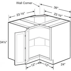 Home Decorators Collection Washington Vesper White Plywood Shaker Stock Assembled Base Kitchen Cabinet Soft Close Left 36 in. x 34.5 in. x24 in. -Flora Home Decorators Soldes white thermofoil home decorators collection assembled kitchen cabinets ezr36l wvw c3 1000