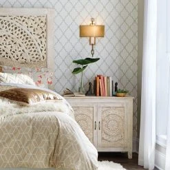 Home Decorators Collection Chennai White Wash Nightstand -Flora Home Decorators Soldes white wash home decorators collection nightstands 9467900410 a0 1000