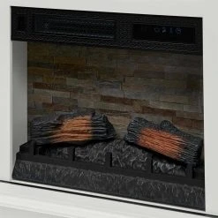 Home Decorators Collection Kerrington 60 in W. Freestanding Media Console Electric Fireplace TV Stand in White with Gray Top -Flora Home Decorators Soldes white with gray top home decorators collection freestanding electric fireplaces 150724 76 1000