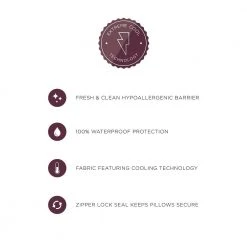 Home Decorators Collection Extreme Cool Waterproof King Pillow Protector -Flora Home Decorators Soldes whites home decorators collection pillow protectors 15618 1d 1000