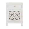Home Decorators Collection Hallie Carved Single Door 1-Drawer Whitewash Nightstand (30 in. H x 22 in. W x 15 in. D) -Flora Home Decorators Soldes whitewash home decorators collection nightstands cac 20 035 64 1000