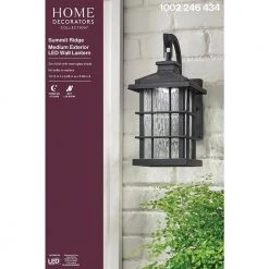 Home Decorators Collection Summit Ridge Collection Zinc Outdoor Integrated LED Dusk-to-Dawn Wall Lantern Sconce 16 Home Decorators Collection Summit Ridge Collection Zinc Outdoor Integrated LED Dusk-to-Dawn Wall Lantern Sconce -Flora Home Decorators Soldes zinc home decorators collection outdoor sconces cqh1691l 5 4f 1000