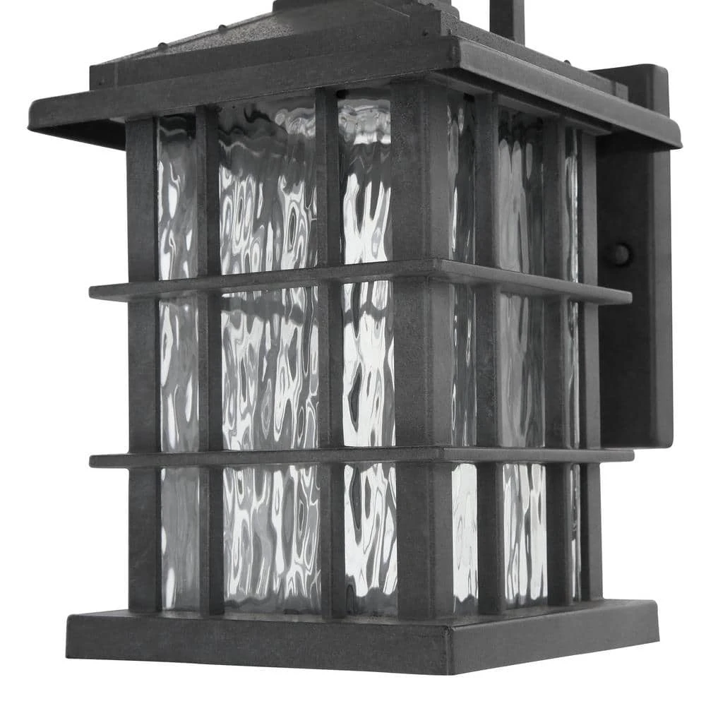 Home Decorators Collection Summit Ridge Collection Zinc Motion Sensor Outdoor Integrated LED Wall Lantern Sconce 6 Home Decorators Collection Summit Ridge Collection Zinc Motion Sensor Outdoor Integrated LED Wall Lantern Sconce - Image 4