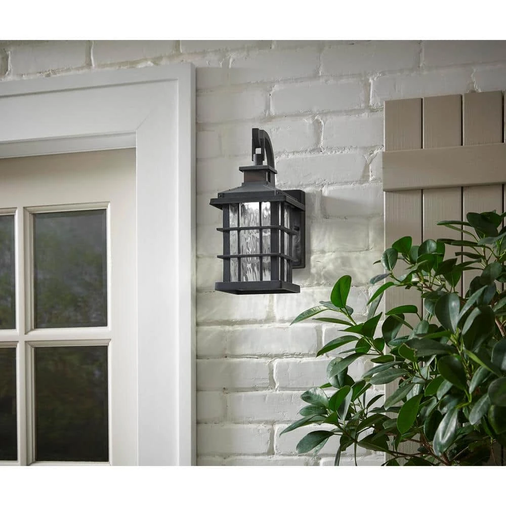 Home Decorators Collection Summit Ridge Collection Zinc Motion Sensor Outdoor Integrated LED Wall Lantern Sconce 4 Home Decorators Collection Summit Ridge Collection Zinc Motion Sensor Outdoor Integrated LED Wall Lantern Sconce - Image 2